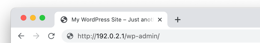 Screenshot of the browser’s URL bar